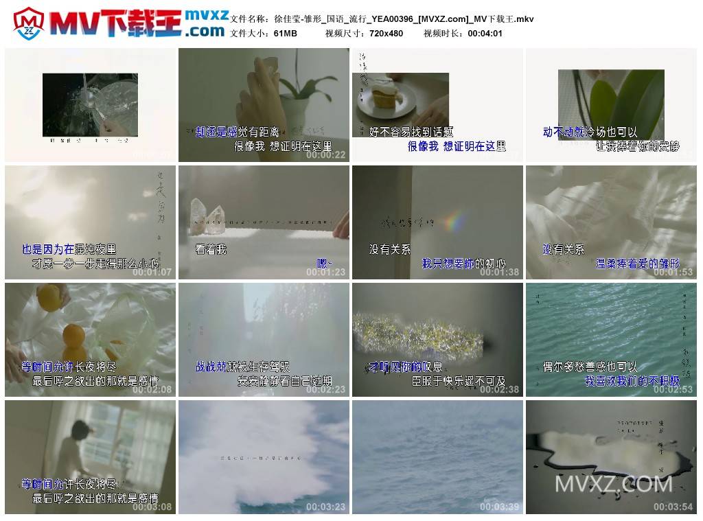 徐佳莹-雏形_国语_流行_YEA00396